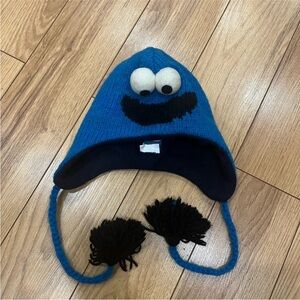 Cookie monster Knit hat